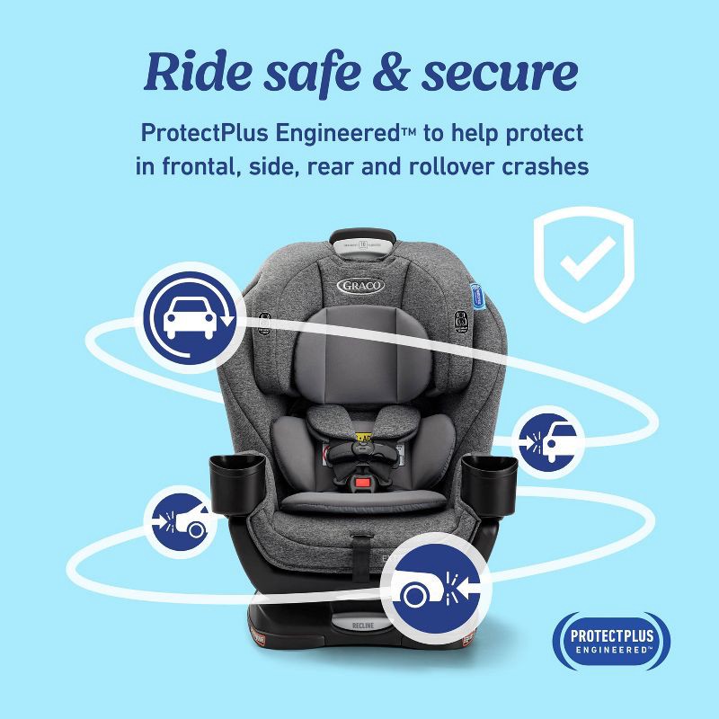 slide 5 of 7, Graco Extend2Fit 3-in-1 Convertible Car Seat - Ashten, 1 ct