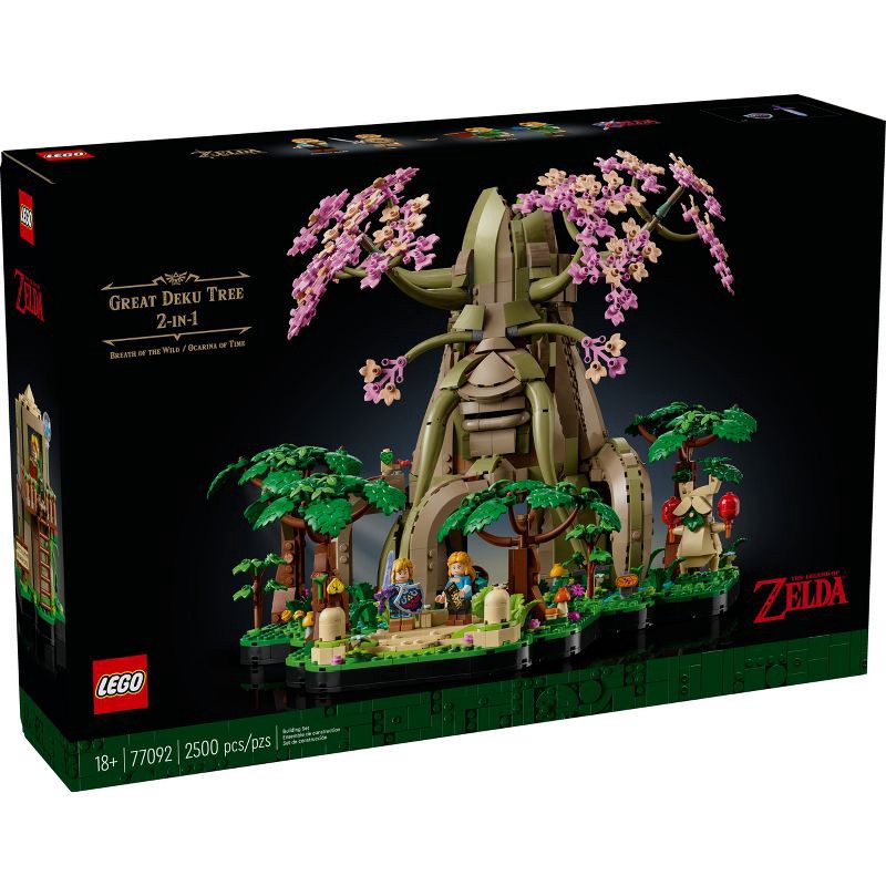 slide 10 of 11, LEGO The Legend of Zelda Great Deku Tree 2 in1 Building Set for Video Game Fans 77092, 1 ct