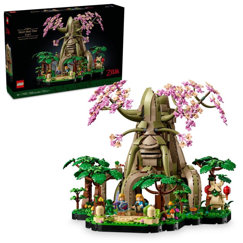 slide 1 of 11, LEGO The Legend of Zelda Great Deku Tree 2 in1 Building Set for Video Game Fans 77092, 1 ct