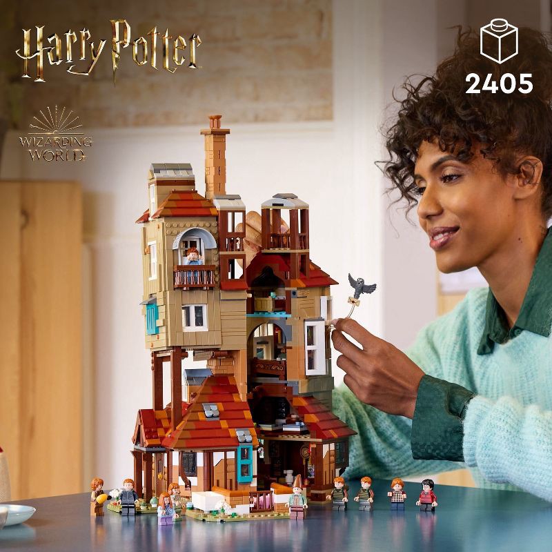 slide 2 of 6, LEGO Harry Potter The Burrow - Collectors' Edition, Weasley House Building Set 76437, 1 ct