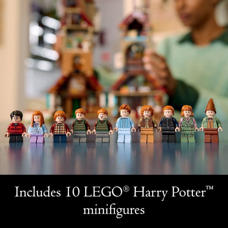 slide 5 of 6, LEGO Harry Potter The Burrow - Collectors' Edition, Weasley House Building Set 76437, 1 ct