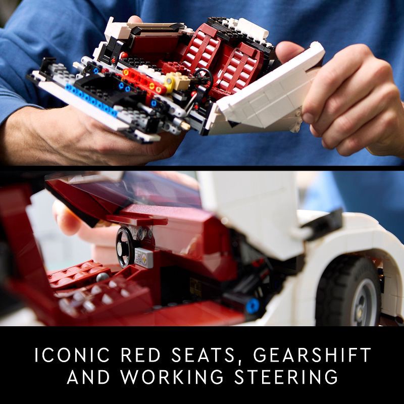 slide 4 of 6, LEGO Icons Lamborghini Countach 5000 Quattrovalvole Set 10337, 1 ct