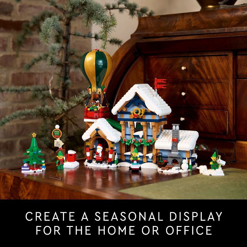 slide 6 of 6, LEGO Icons Santa's Post Office Christmas Village Decoration 10339, 1 ct