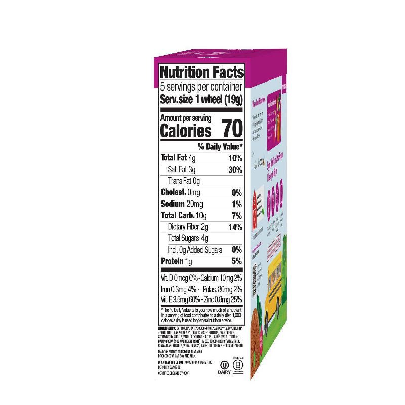 slide 11 of 11, Once Upon a Farm Smart Wheels Baby Meals - Rasp-Berry & Kale - 0.67oz/5ct, 5 ct; 0.67 oz