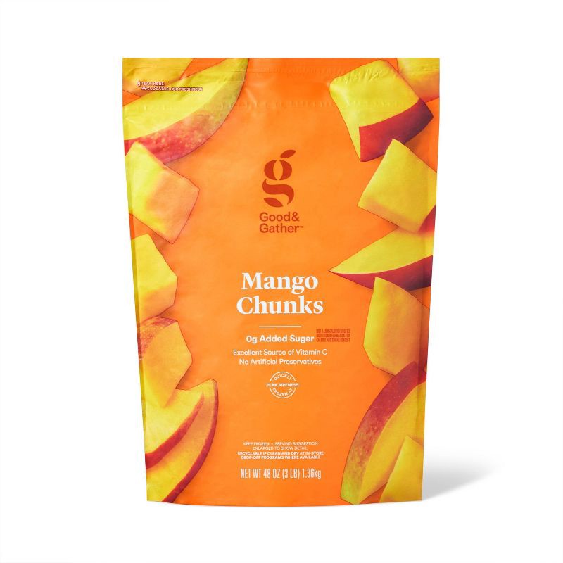 slide 1 of 4, Frozen Mango - 48oz - Good & Gather™, 48 oz