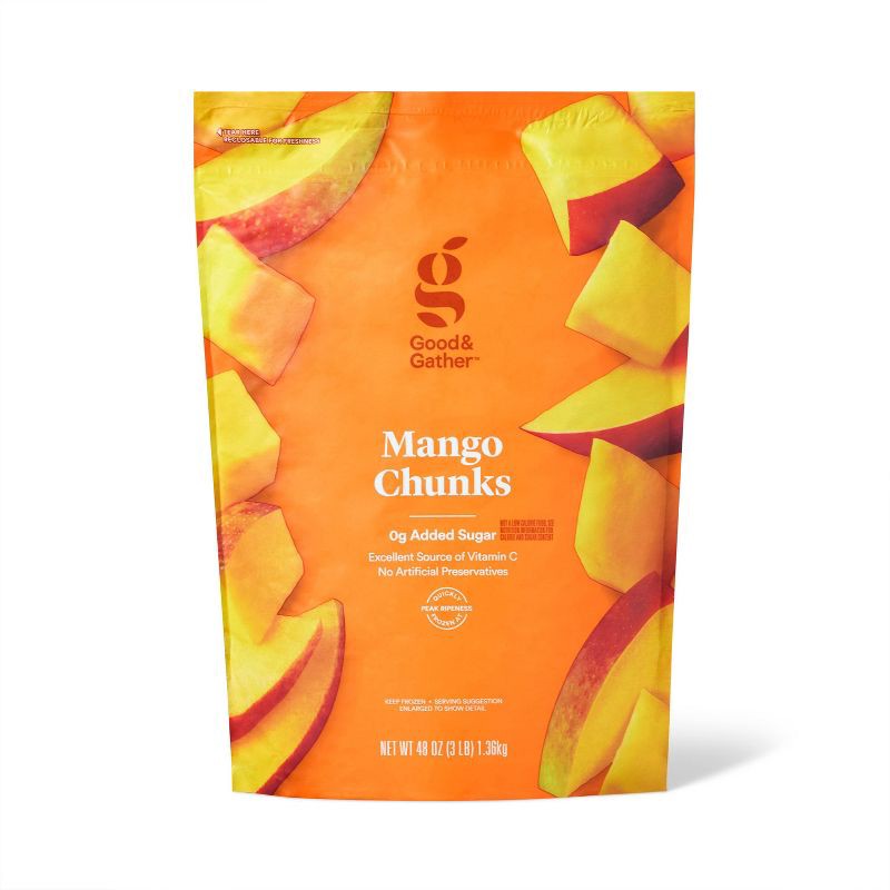 slide 1 of 5, Frozen Mango - 48oz - Good & Gather™, 48 oz