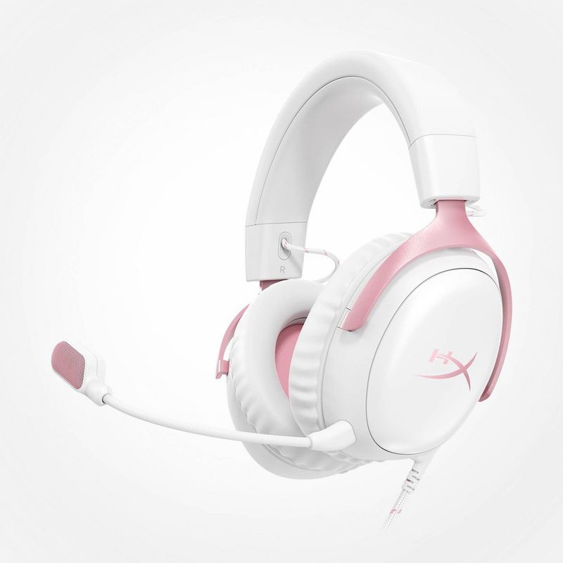 slide 1 of 17, HyperX Cloud III Wired Gaming Headset for PC/PlayStation 4/5/Nintendo Switch - Pink, 1 ct