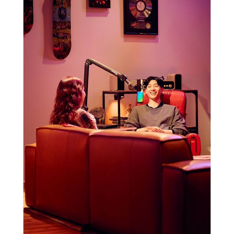 slide 16 of 17, HyperX Quadcast 2 S RGB USB Condenser Gaming Microphone for PC: PlayStation, Mac-Compatible, 1 ct