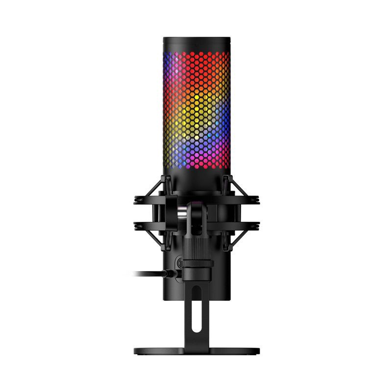 slide 4 of 17, HyperX Quadcast 2 S RGB USB Condenser Gaming Microphone for PC: PlayStation, Mac-Compatible, 1 ct