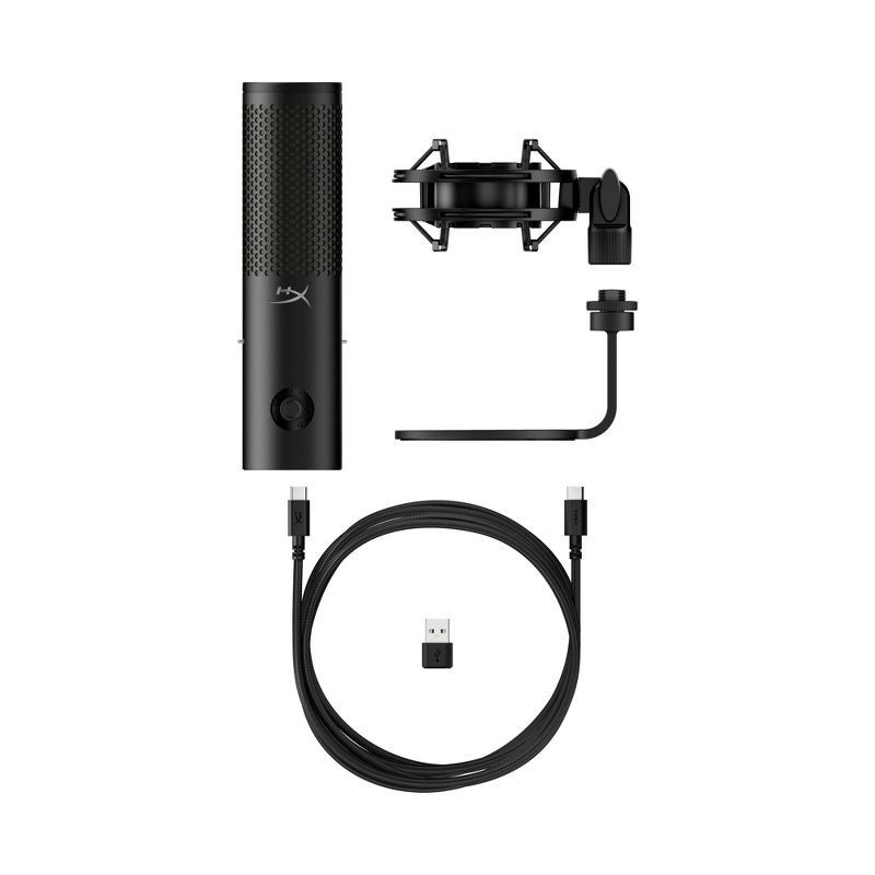 slide 9 of 17, HyperX Quadcast 2 S RGB USB Condenser Gaming Microphone for PC: PlayStation, Mac-Compatible, 1 ct