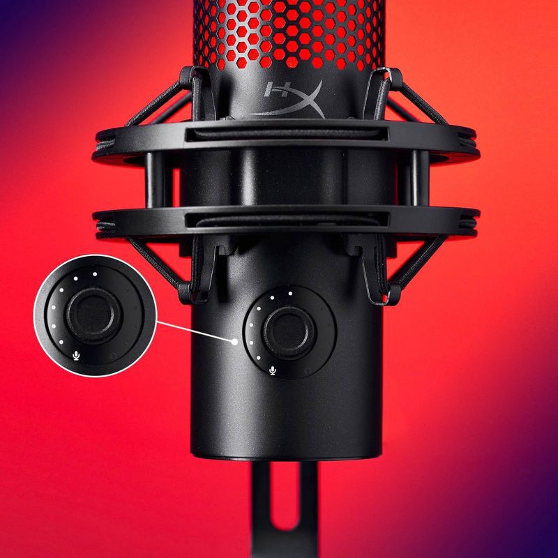 slide 6 of 21, HyperX Quadcast 2 - USB Condenser Gaming Microphone for PC: Compatible with PS5 & macOS, 1 ct