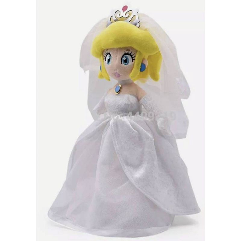slide 3 of 4, Nintendo Peach Bride Plush, 1 ct
