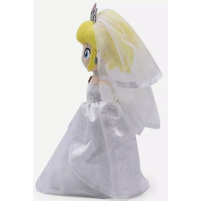 slide 4 of 4, Nintendo Peach Bride Plush, 1 ct