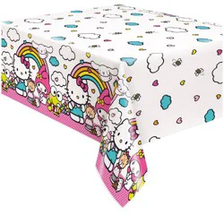 Hello Kitty Plastic Table Cover