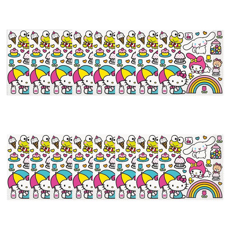 slide 2 of 2, Hello Kitty 16ct Paper Party Lunch Napkins, 16 ct