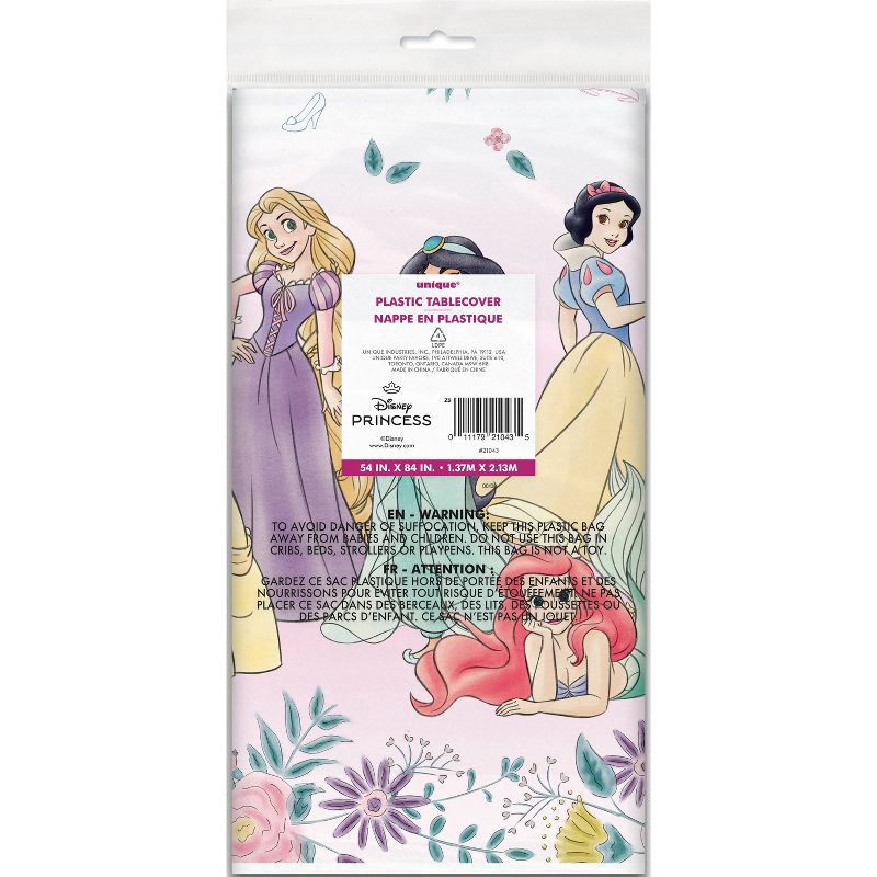 slide 4 of 4, Disney Princess Plastic Table Cover, 1 ct