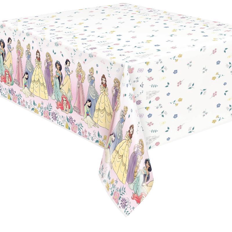 slide 1 of 4, Disney Princess Plastic Table Cover, 1 ct