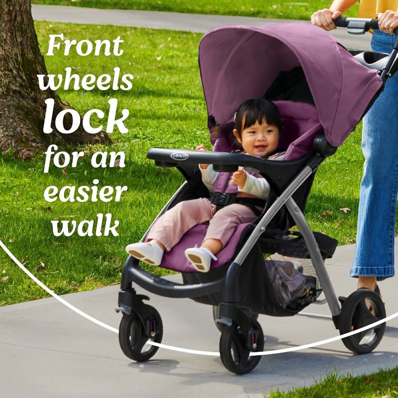 slide 3 of 6, Graco Verb Click Connect Travel System with SnugRide Infant Car Seat - Pink/Black, 1 ct