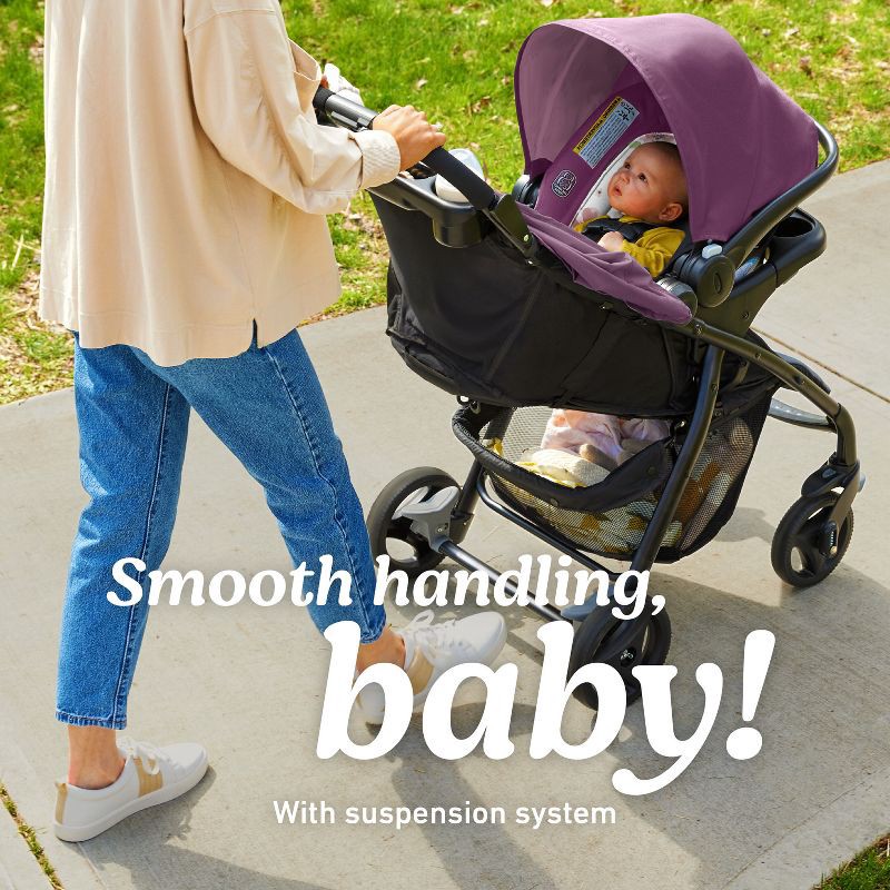 slide 4 of 6, Graco Verb Click Connect Travel System with SnugRide Infant Car Seat - Pink/Black, 1 ct