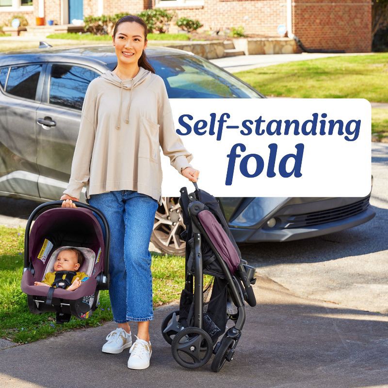 slide 5 of 6, Graco Verb Click Connect Travel System with SnugRide Infant Car Seat - Pink/Black, 1 ct