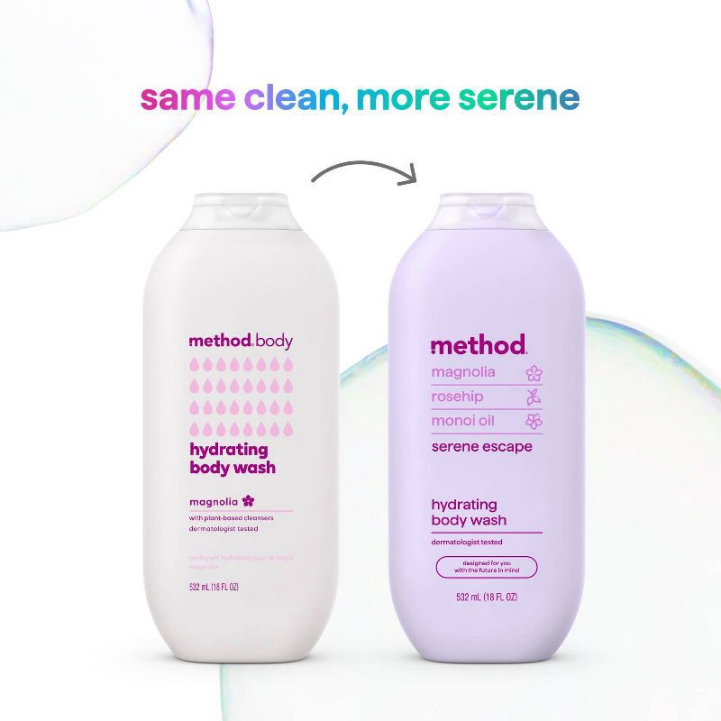 slide 3 of 7, Method Body Wash - Serene Escape - 18 fl oz, 18 fl oz