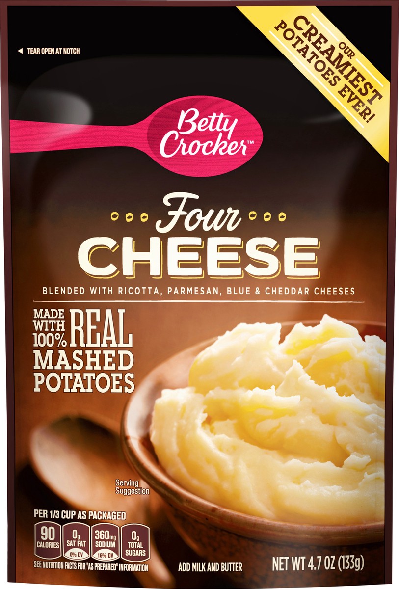 slide 2 of 14, Betty Crocker Hearty Four Cheese Potatoes, 4.7 oz Box, 4.7 oz