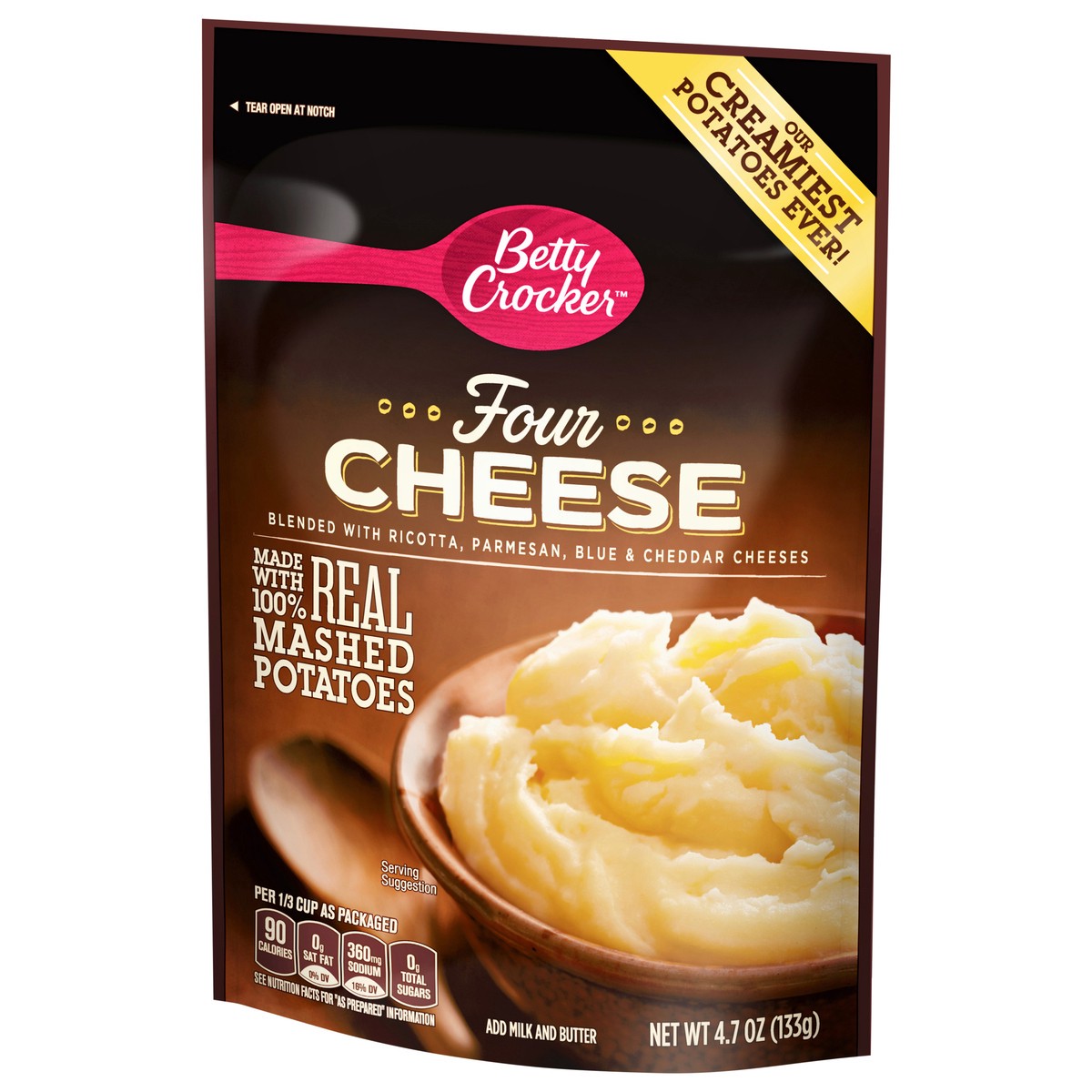 slide 3 of 14, Betty Crocker Hearty Four Cheese Potatoes, 4.7 oz Box, 4.7 oz