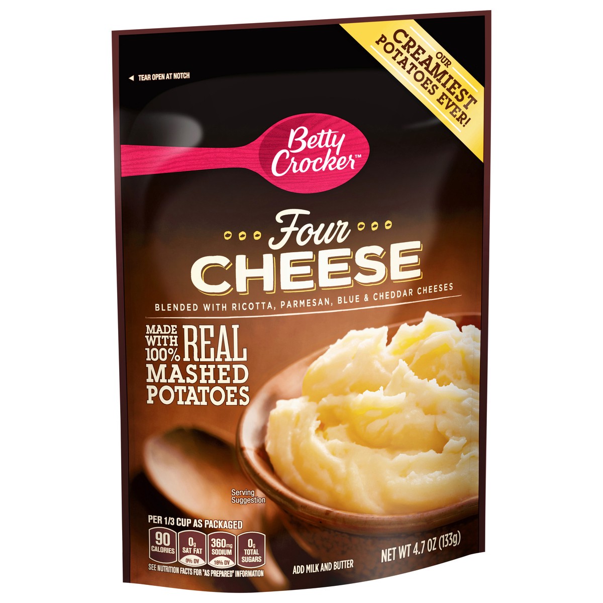 slide 13 of 14, Betty Crocker Hearty Four Cheese Potatoes, 4.7 oz Box, 4.7 oz