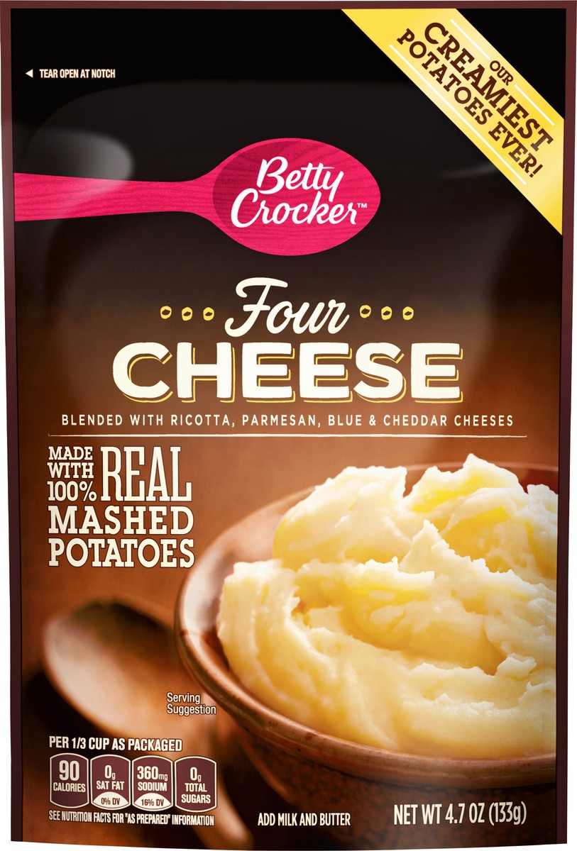 slide 5 of 14, Betty Crocker Hearty Four Cheese Potatoes, 4.7 oz Box, 4.7 oz