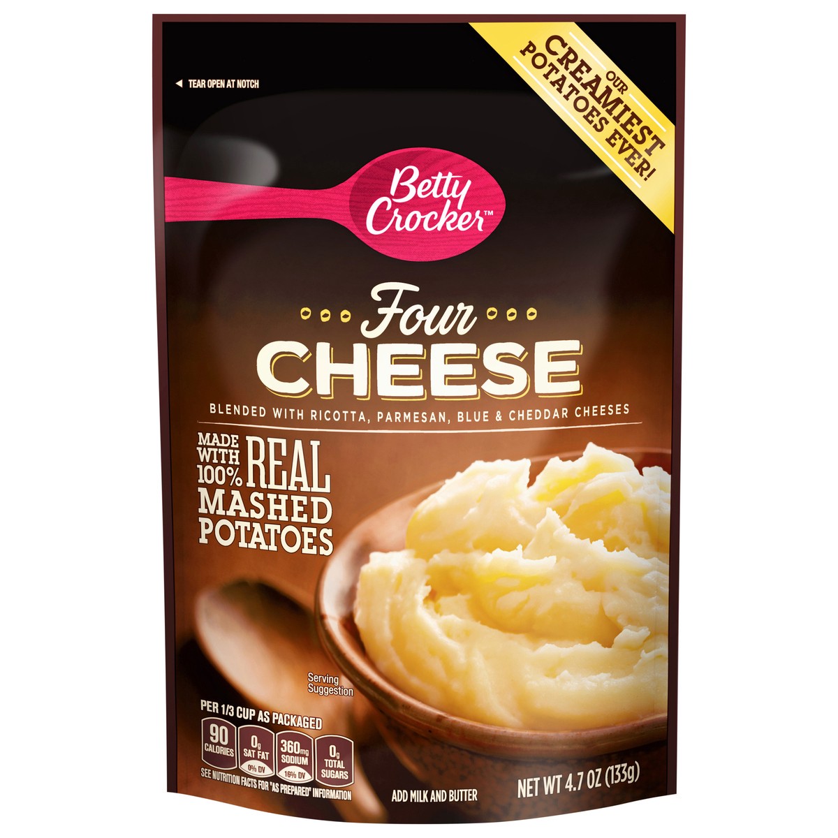 slide 7 of 14, Betty Crocker Hearty Four Cheese Potatoes, 4.7 oz Box, 4.7 oz