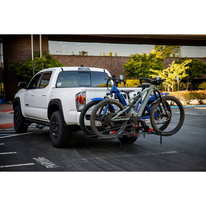 slide 6 of 8, Bell Right Up 270 2-Bike Heavy Duty Platform Rack - Black, 1 ct