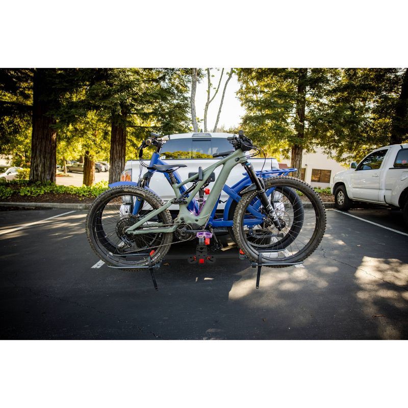 slide 7 of 8, Bell Right Up 270 2-Bike Heavy Duty Platform Rack - Black, 1 ct