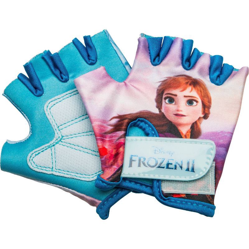 slide 3 of 5, Frozen 2 Kids' Bike Pad and Glove Set - Purple/Blue, 1 ct