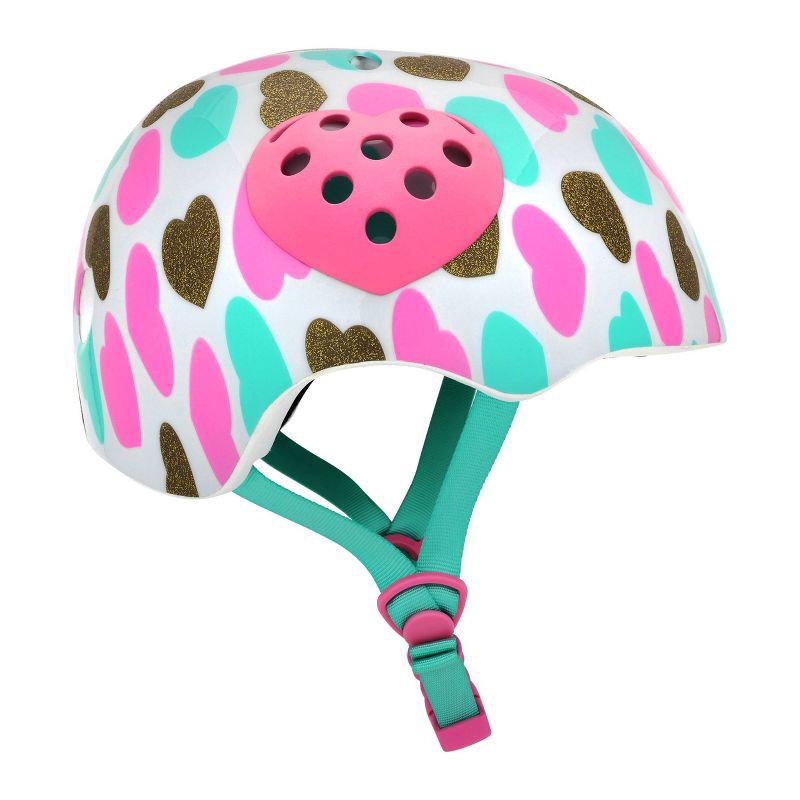 slide 4 of 7, Raskullz Heart Charms Kids' Girls' Bike Helmet - Pink, 1 ct