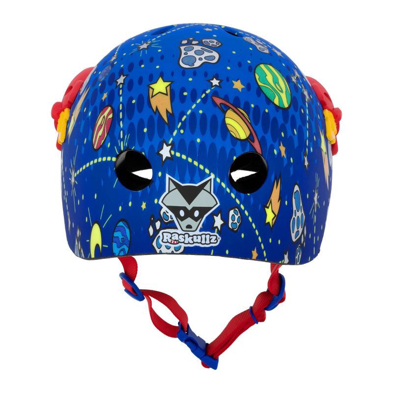 slide 4 of 9, Raskullz Orbit Charms Child Boy Bike Helmet - Blue/Red, 1 ct