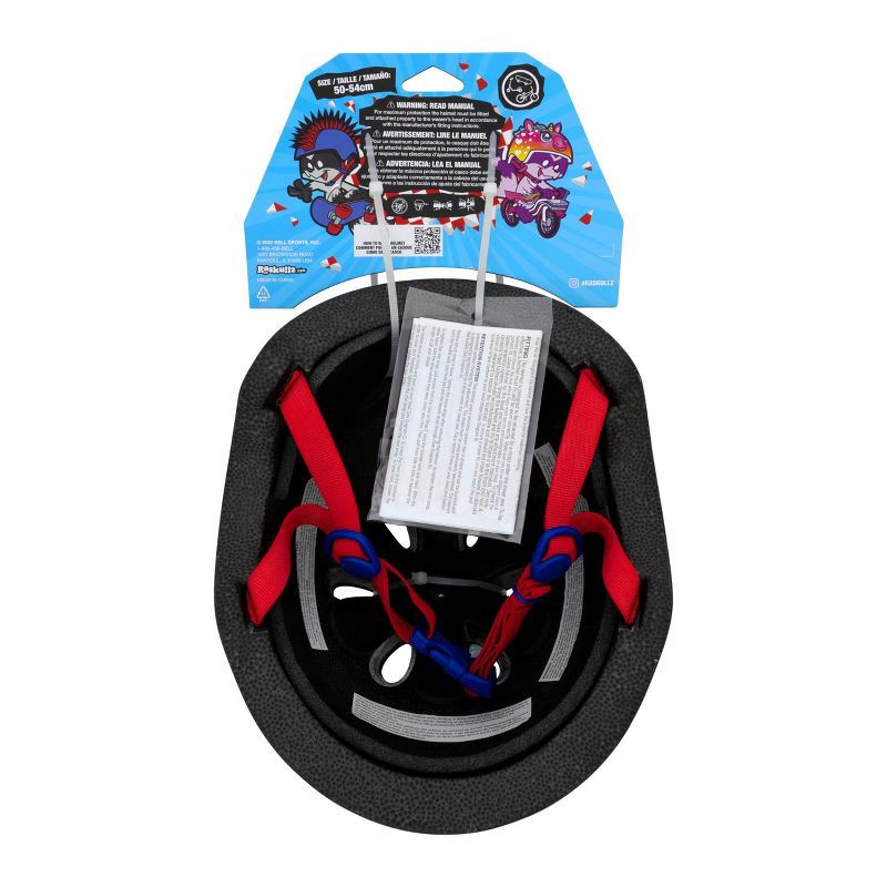 slide 7 of 9, Raskullz Orbit Charms Child Boy Bike Helmet - Blue/Red, 1 ct