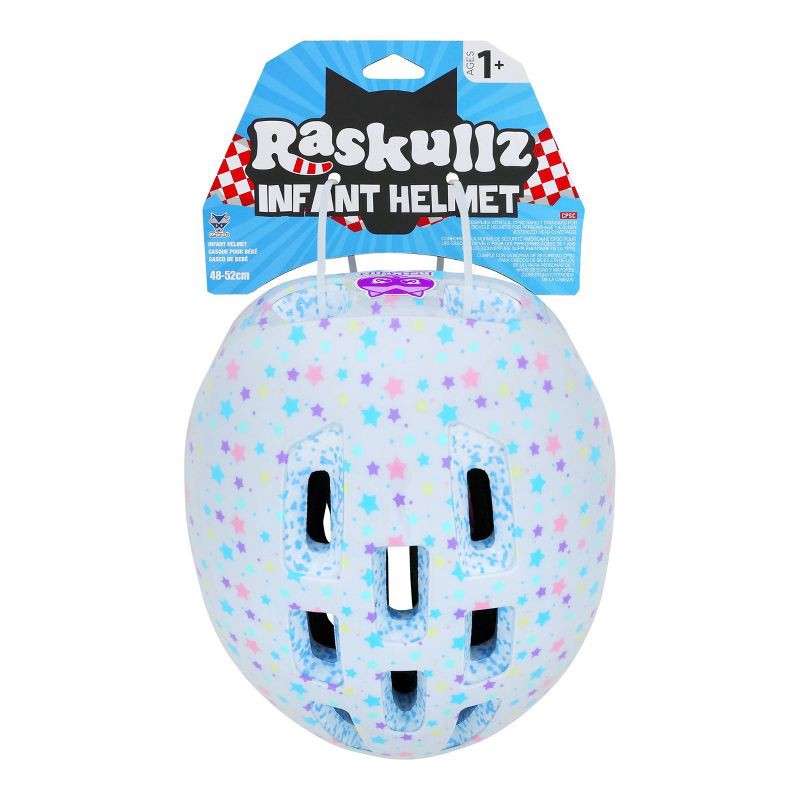slide 6 of 11, Raskullz Lil Star Bright Infant Girls' Bike Helmet - White, 1 ct