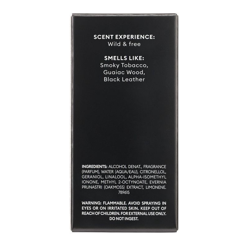 slide 4 of 8, fine'ry. Men's Travel Size Eau De Cologne - Smoke & Leather - 2 fl oz, 2 fl oz