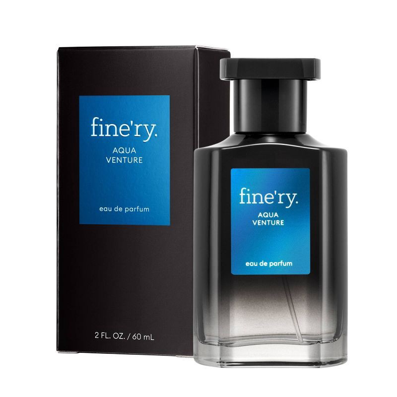slide 2 of 8, fine'ry. Men's Travel Size Eau De Cologne - Aqua Venture - 2 fl oz, 2 fl oz