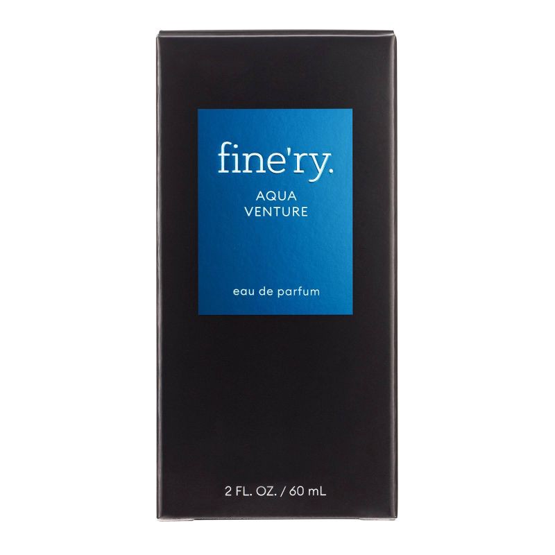 slide 3 of 8, fine'ry. Men's Travel Size Eau De Cologne - Aqua Venture - 2 fl oz, 2 fl oz