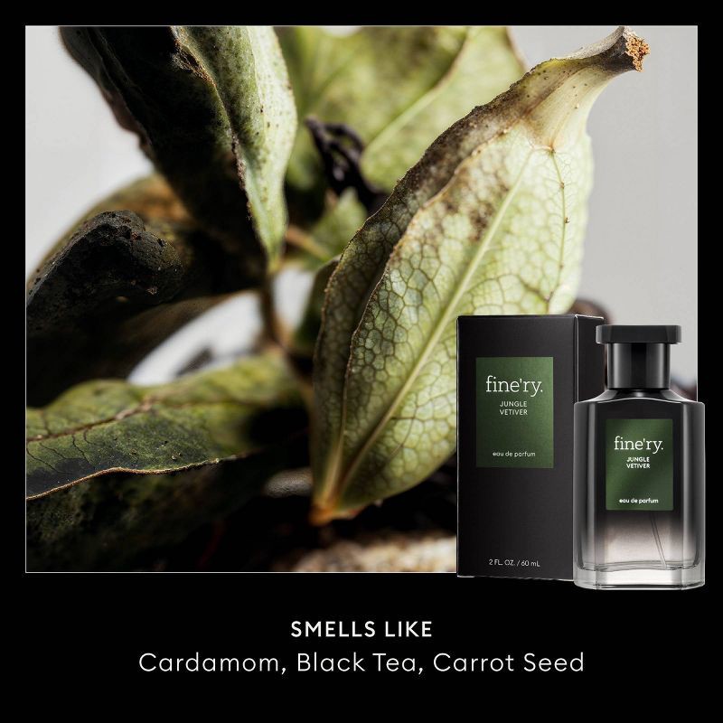 slide 8 of 8, fine'ry. Men's Travel Size Eau De Cologne - Jungle Vetiver - 2 fl oz, 2 fl oz