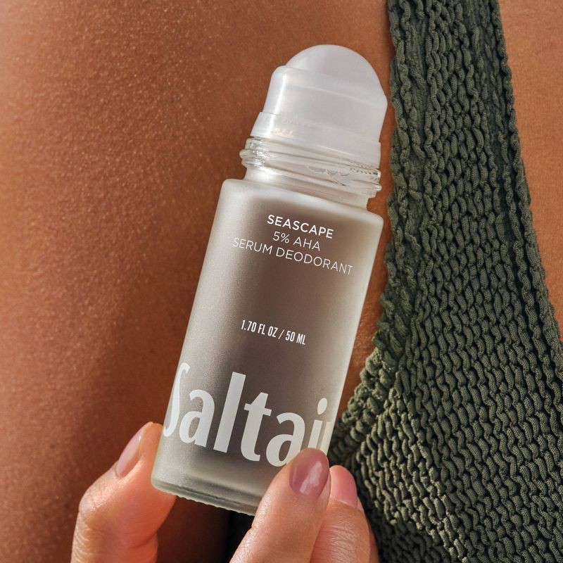 slide 3 of 5, Saltair 5% AHA Serum Roll-On Deodorant - Seascape - 1.7 floz, 1 ct