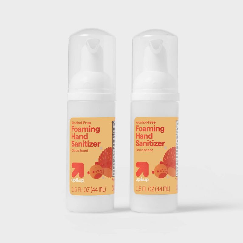slide 4 of 6, Baby Foaming Hand Sanitizer - 2pk - up&up™, 2 ct