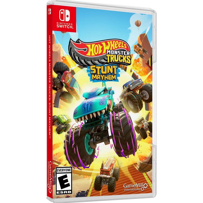 slide 2 of 9, GameMill Entertainment Hot Wheels Monster Trucks: Stunt Mayhem - Nintendo Switch, 1 ct