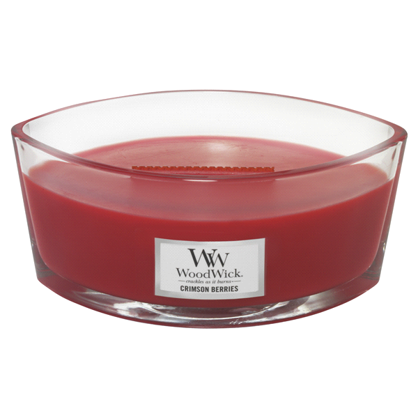 slide 4 of 5, Woodwick Ellipse Jar Candle Crimson Berries, 16 oz