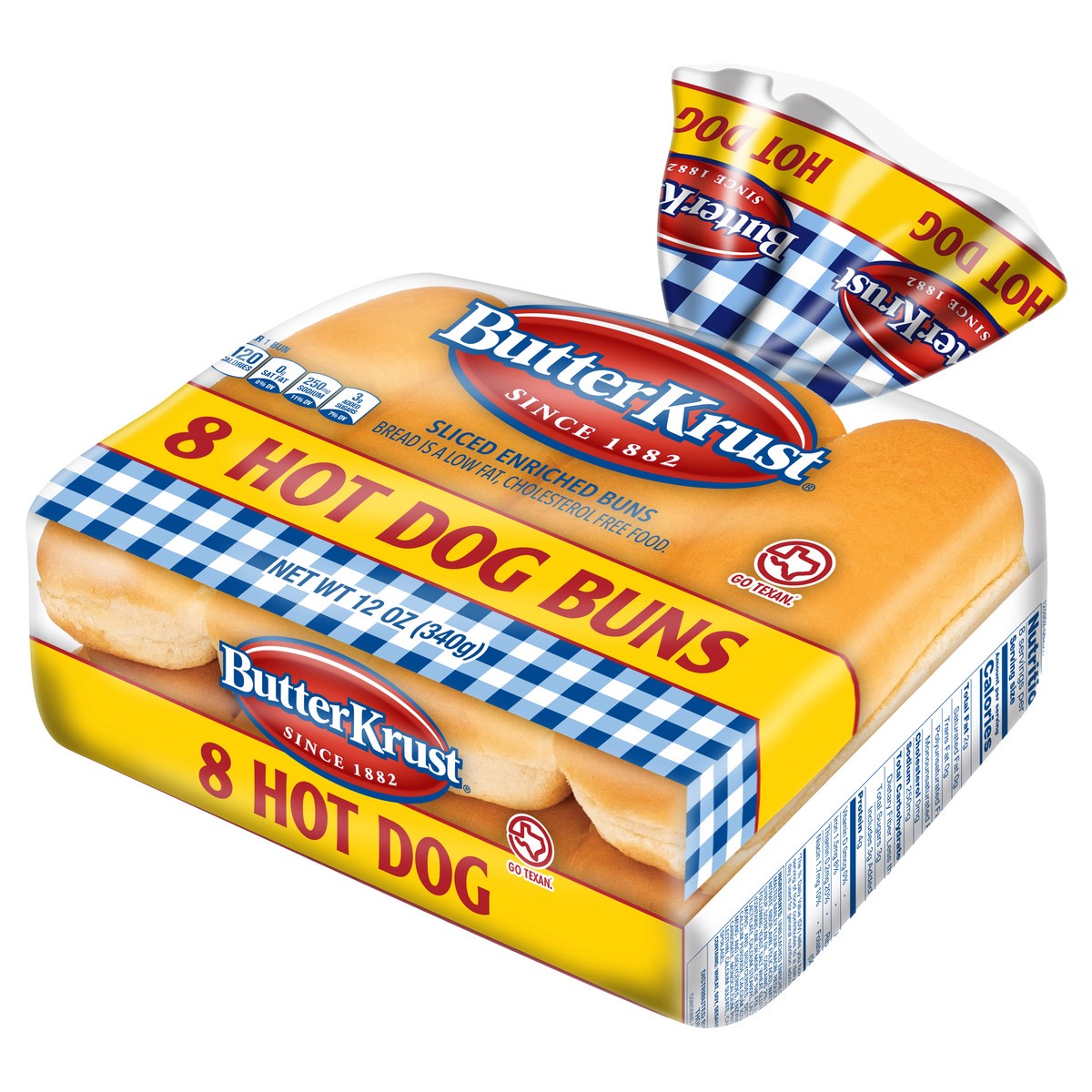 slide 6 of 13, BUTTER KRUST Butterkrust Hot Dog Rolls, 1 ct