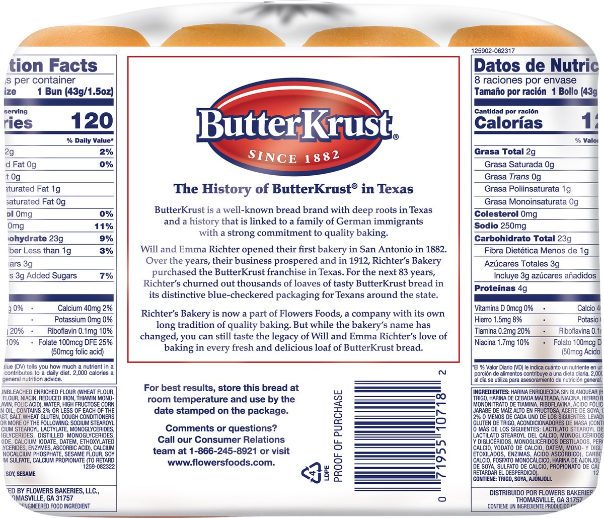 slide 8 of 13, BUTTER KRUST Butterkrust Hot Dog Rolls, 1 ct