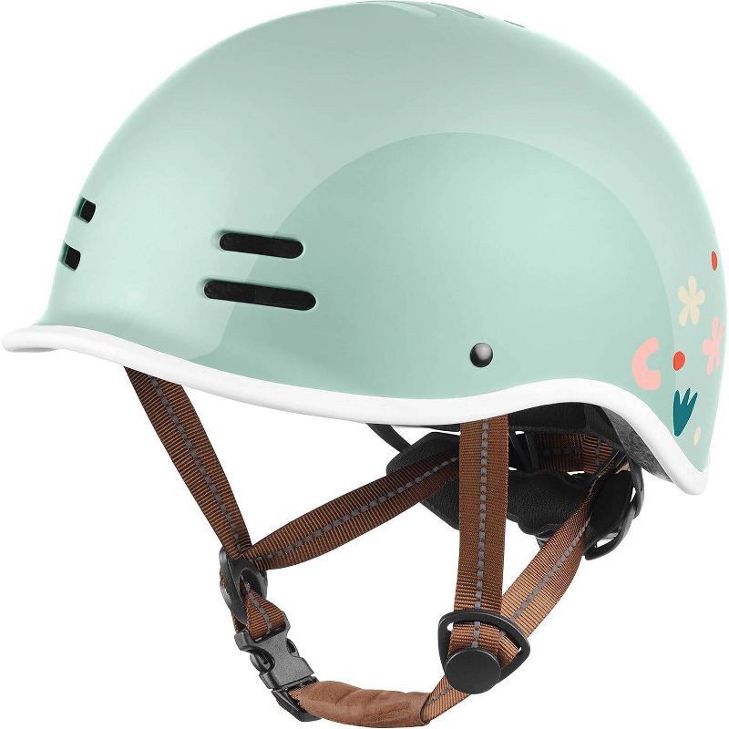 slide 3 of 7, Retrospec Bicycles Remi Cycling Youth Bike Helmet - Matte Mint: EPS Material, Ages 5+, 1 ct