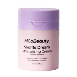 MCoBeauty Souffle Dream Moisturizing Cream - 1.01fl oz: Vegan, Deep Hydration, For Normal & Dry Skin, Unscented