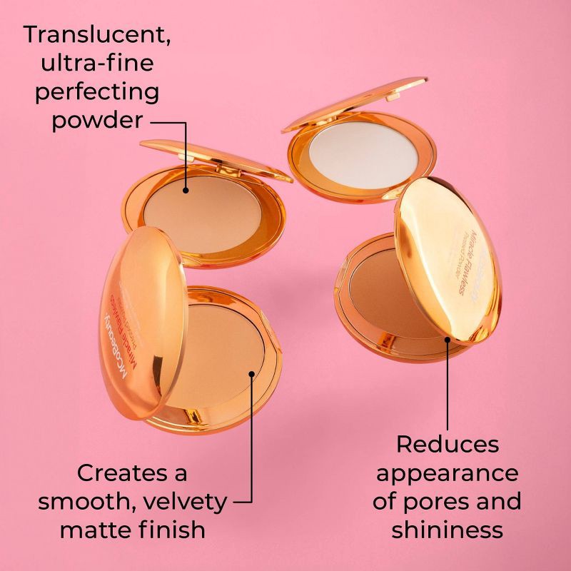 slide 6 of 8, MCoBeauty Miracle Flawless Pressed Powder - 1 Light, 1 ct